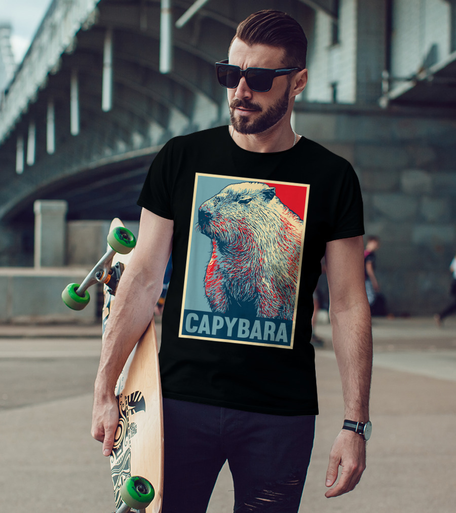 Capybara Funny Vegan Animal Lovers T-Shirt