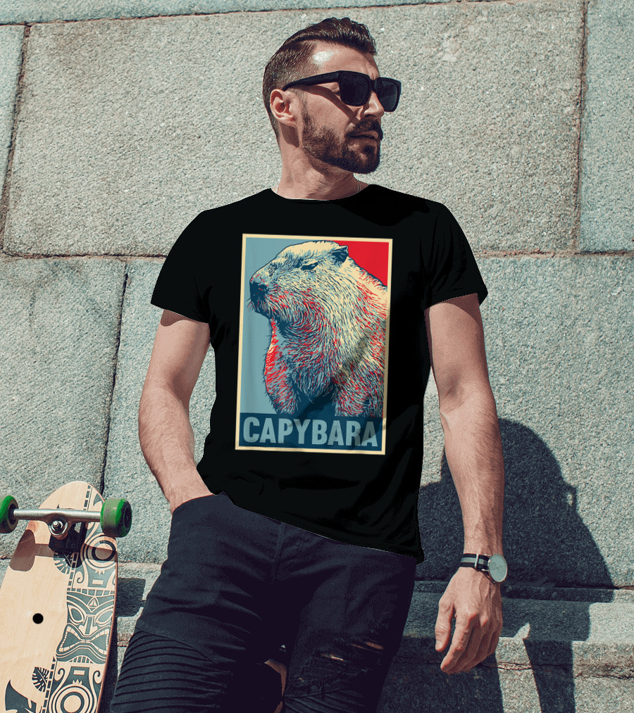 Capybara Funny Vegan Animal Lovers T-Shirt