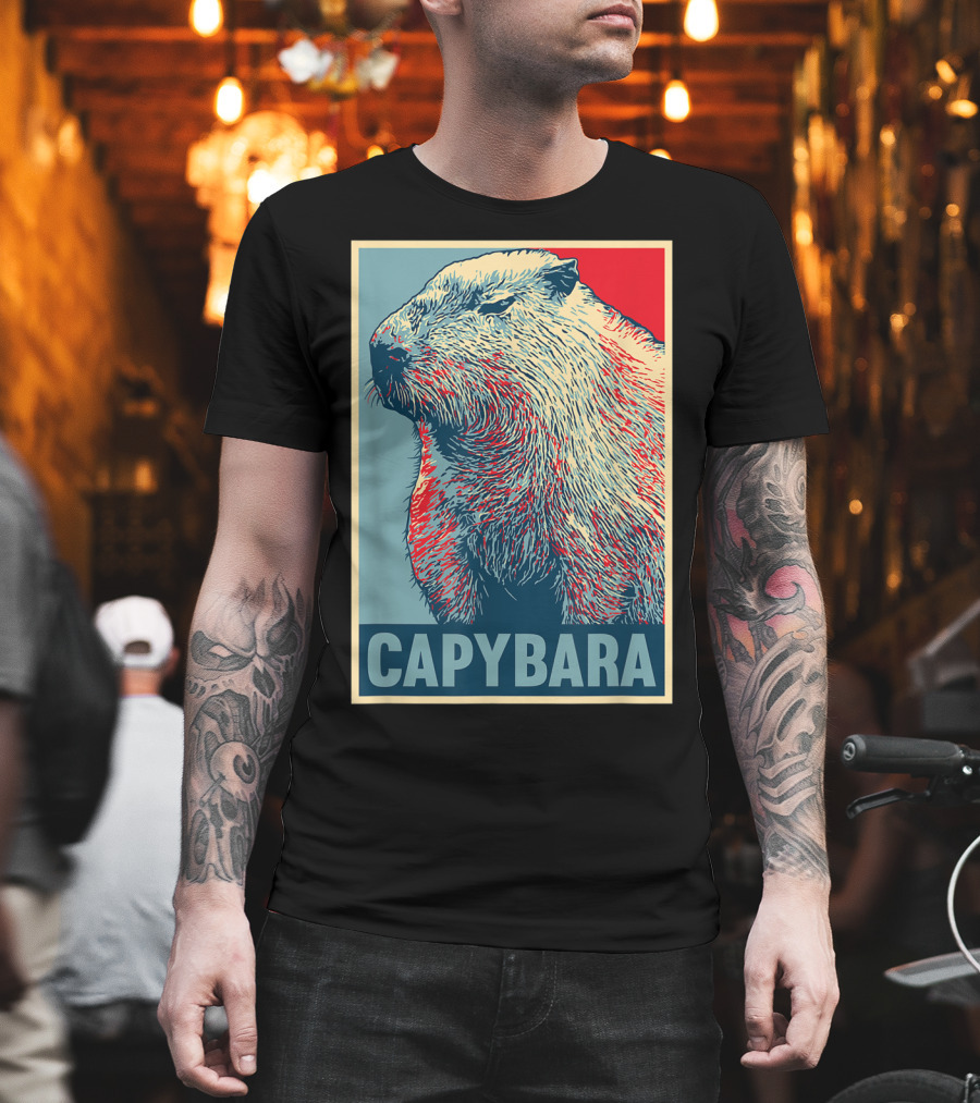 Capybara Funny Vegan Animal Lovers T-Shirt