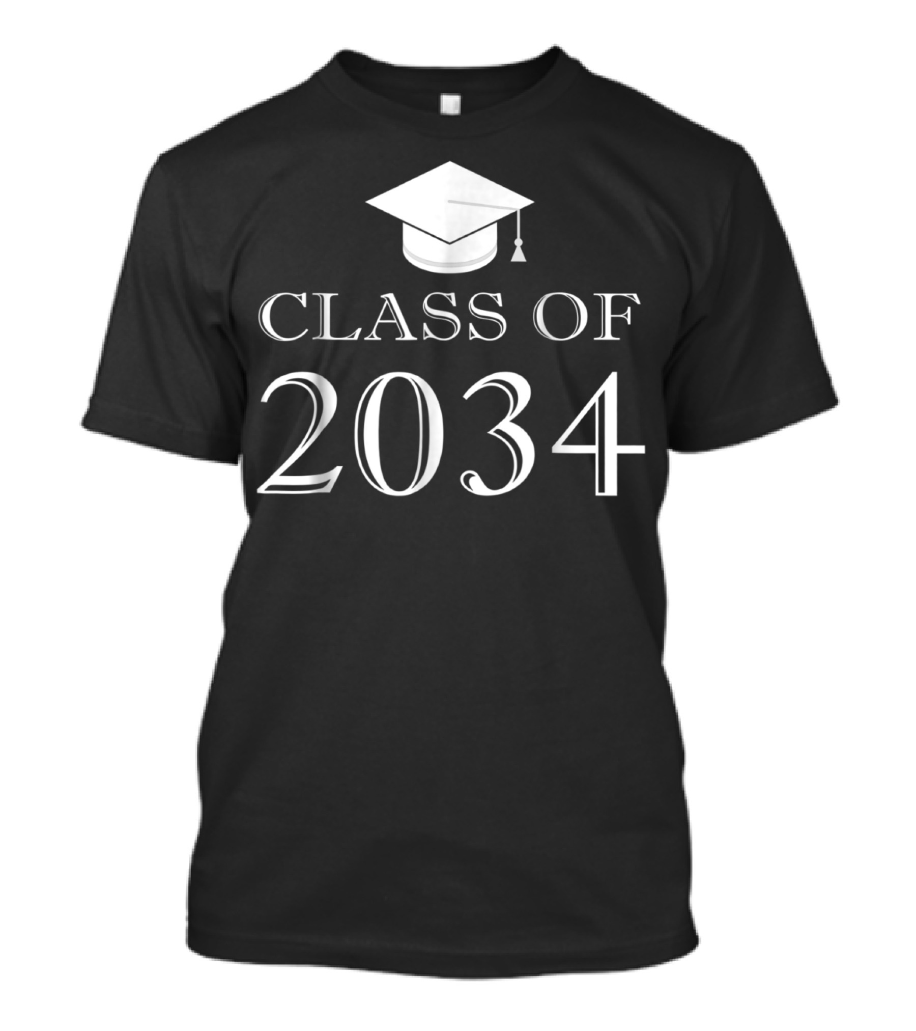 Class Of 2034 Grow With Me First Day Of School Graduation T-Shirt