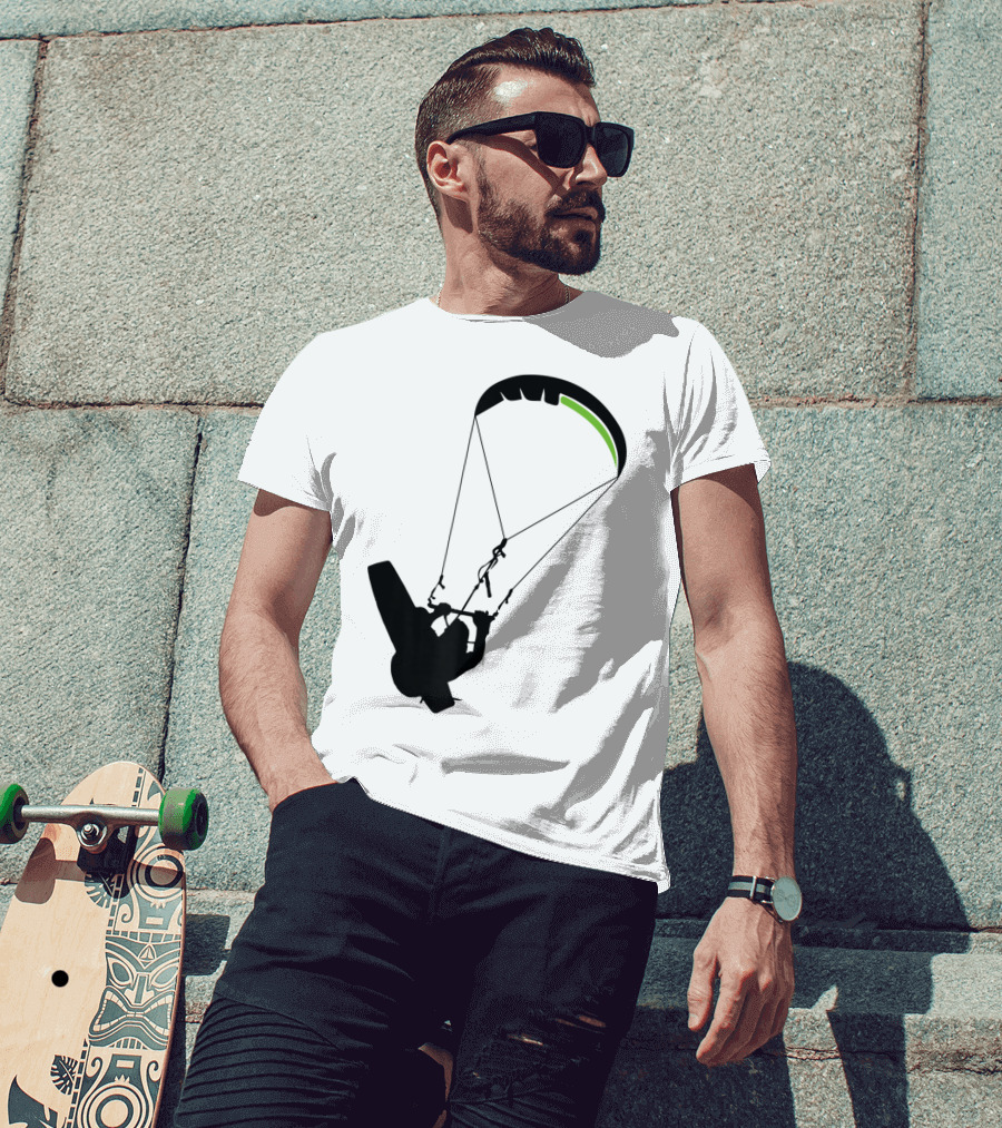 Cool Kitesurfing I Kitesurf Silhouette Adventure T-Shirt