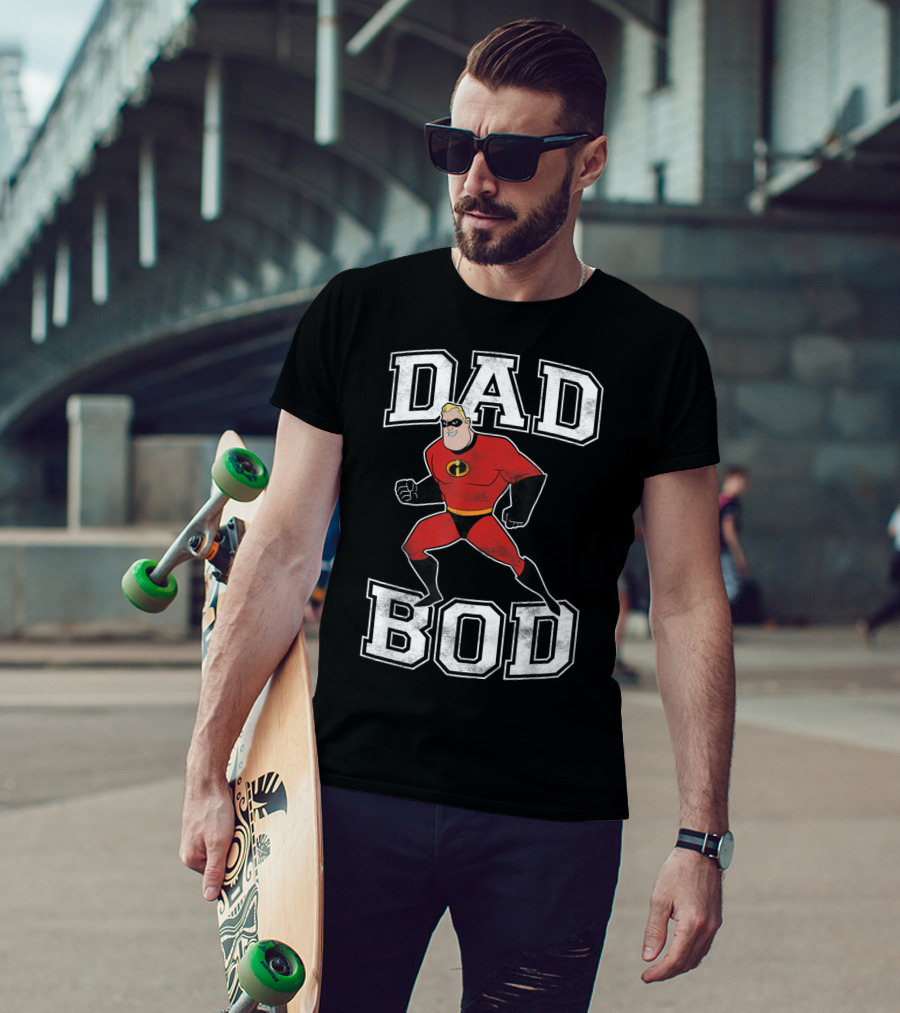 Disney Pixar Incredibles Dad Bod Mr Incredible T-Shirt