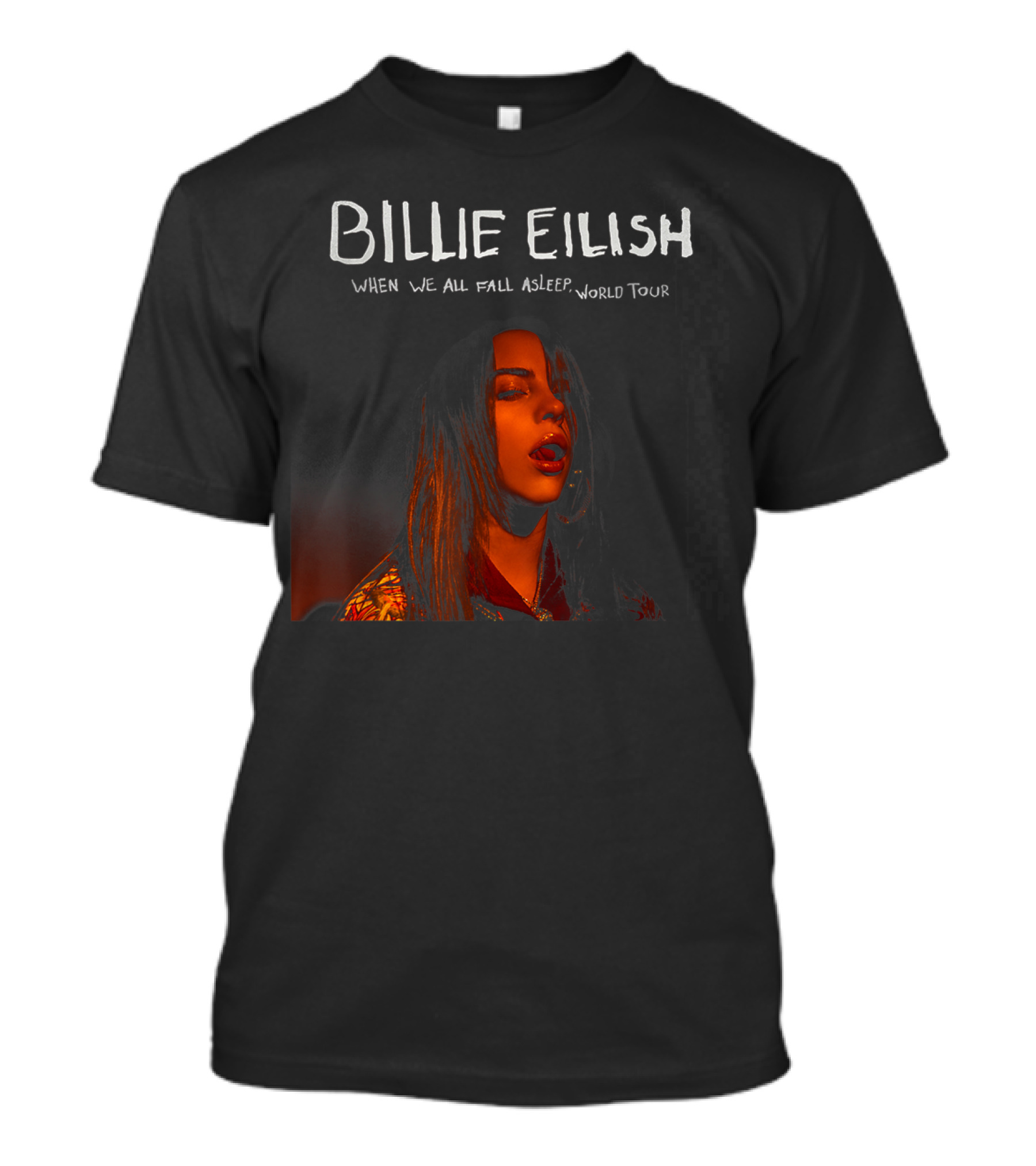 Billie Eilish When We All Fall Asleep World Tour T-Shirt