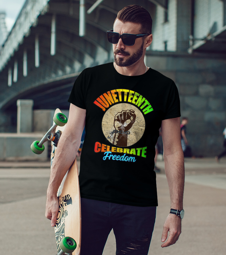Juneteenth Celebrate Freedom End Of Slavery Abolished American T-Shirt
