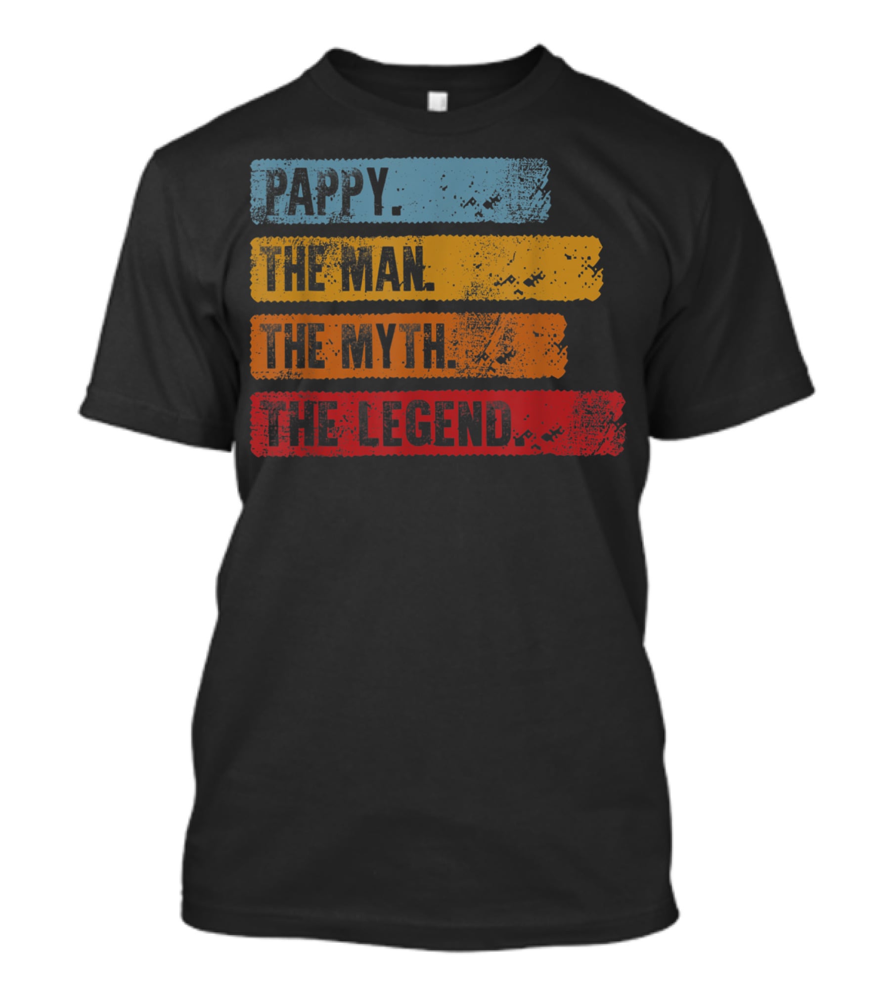 Pappy The Man The Myth The Legend Vintage Mens T-Shirt