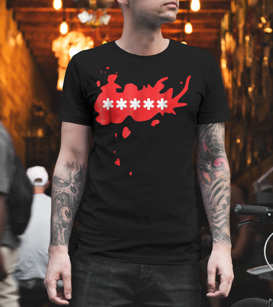 Persona 5 Futaba Sakura Asterisk Red Splatter T-Shirt