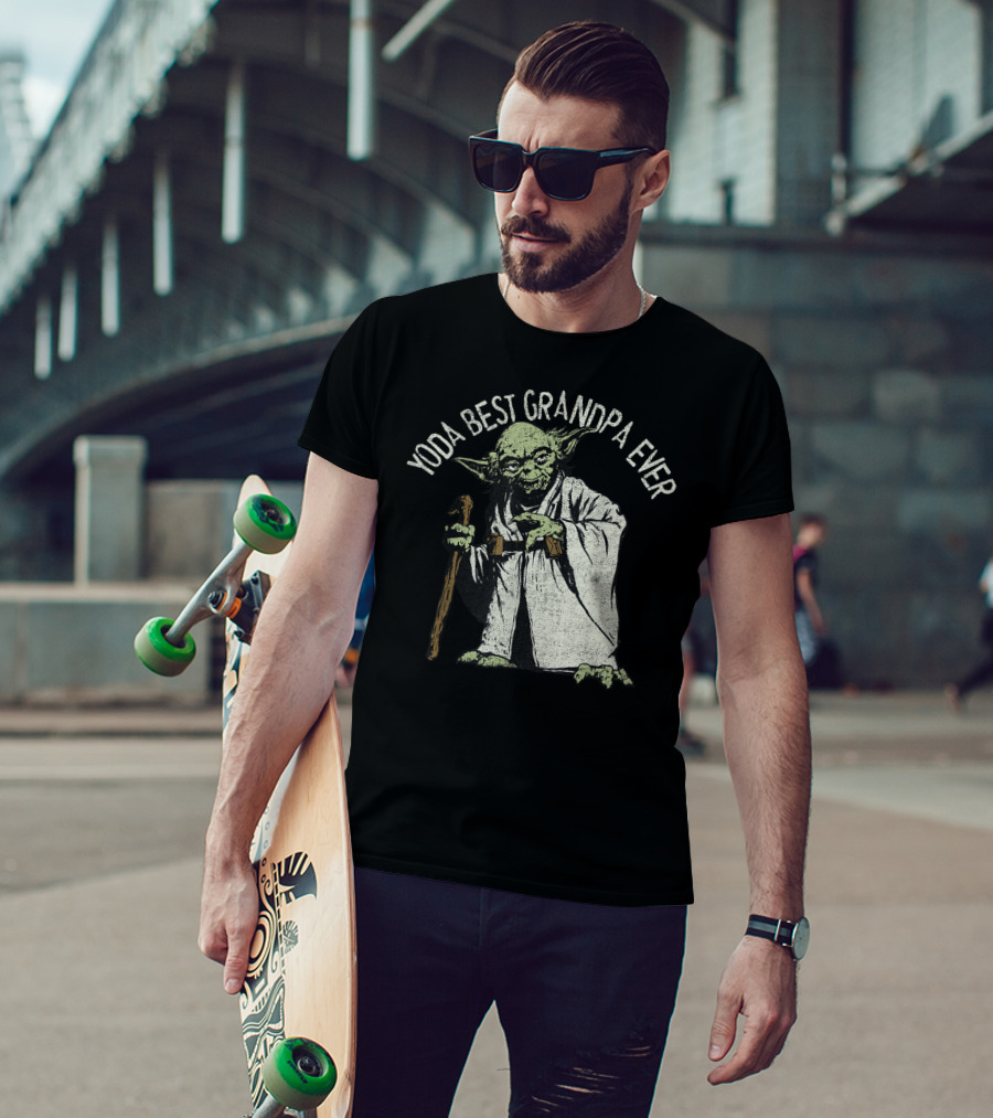 Star Wars Yoda Best Grandpa Ever T-Shirt