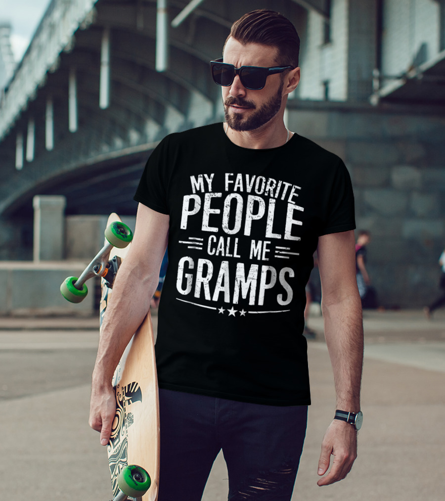 Mens My Favorite People Call Me Gramps T-Shirt