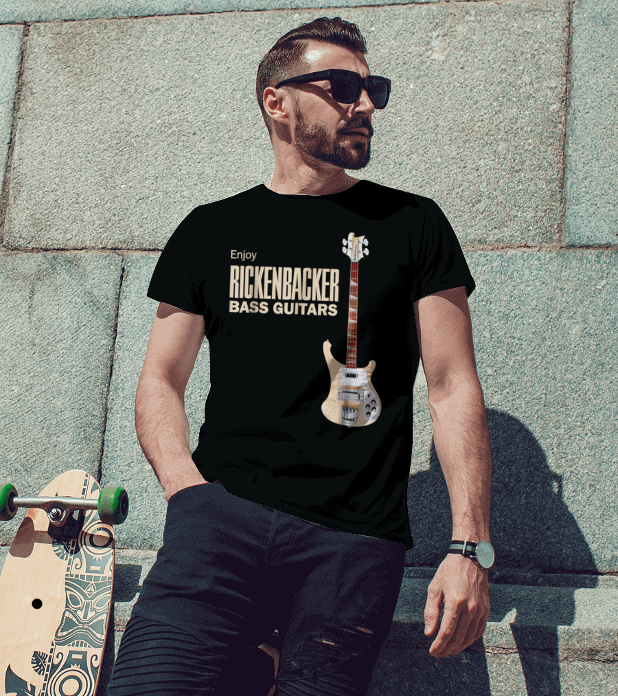 Enjoy Rickenbacker Bass Guitars T-Shirt