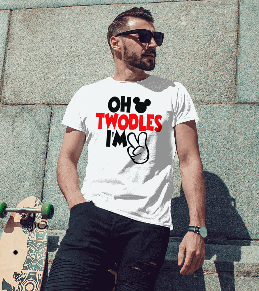 Oh Twodles I'm Two Year Old Birthday T-Shirt