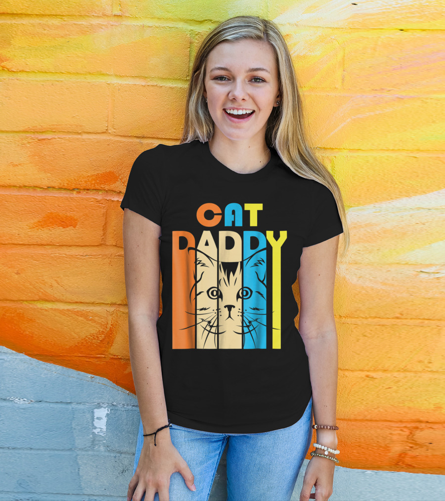 CAT DADDY Retro Vintage T-Shirt