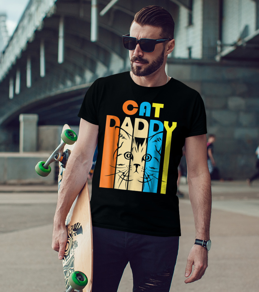 CAT DADDY Retro Vintage T-Shirt