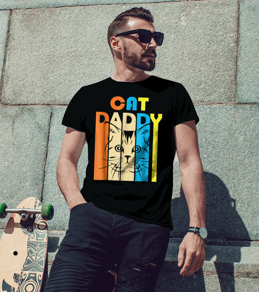 CAT DADDY Retro Vintage T-Shirt
