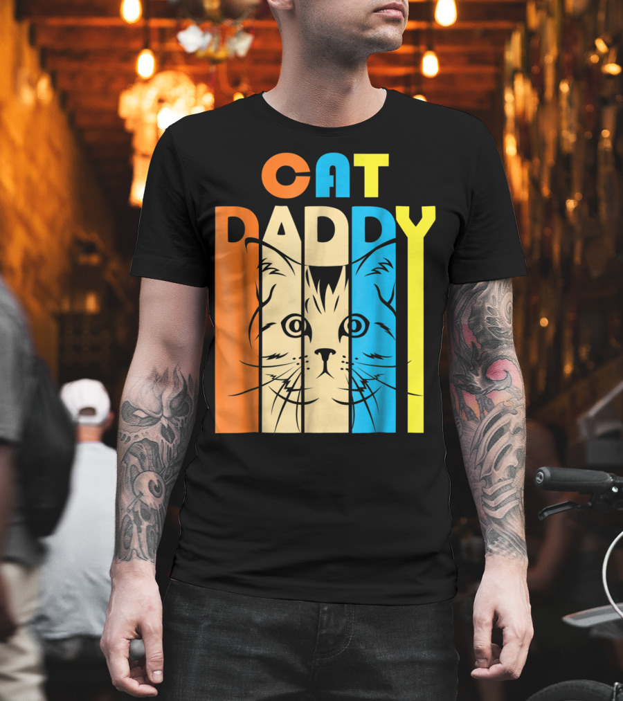 CAT DADDY Retro Vintage T-Shirt