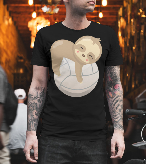 Sloth Volleyball Animal Love Cute Sleeping Baby T-Shirt Sloth Volleyball Animal Love Cute Sleeping Baby T-Shirt
