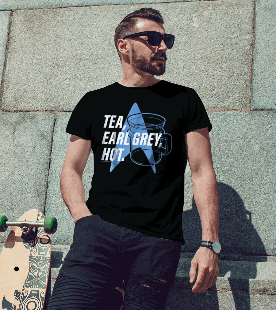 Star Trek Next Generation Tea Earl Grey Hot Vintage Logo Mug T-Shirt