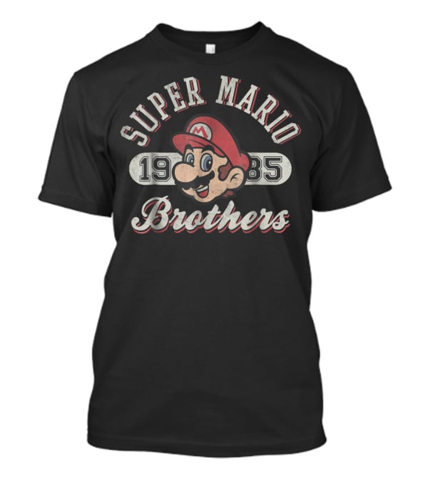 Super Mario Brothers 1985 Vintage Face T-Shirt