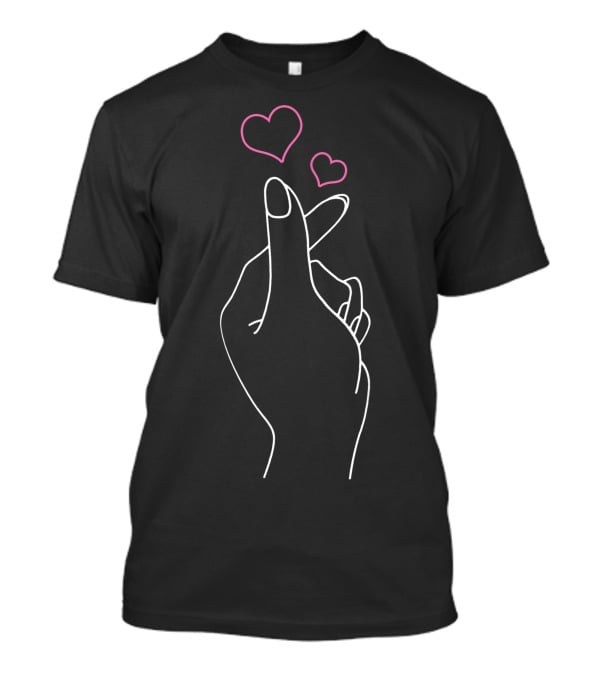 Kpop Heart Gesture Kdrama Korean Pop Music T-Shirt