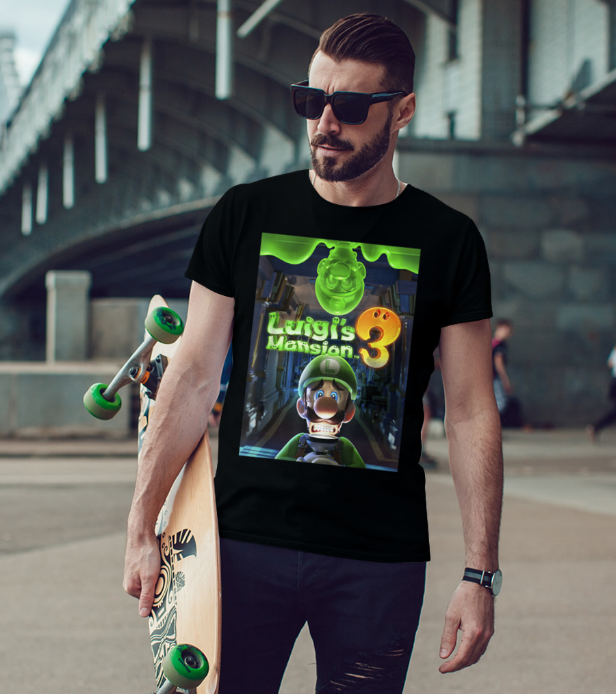Luigi's Mansion 3 Luigi Ghostly Adventure T-Shirt