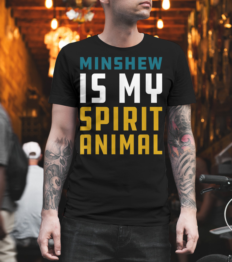 Minshew Is My Spirit Animal Mens Shirt Sports T-Shirt