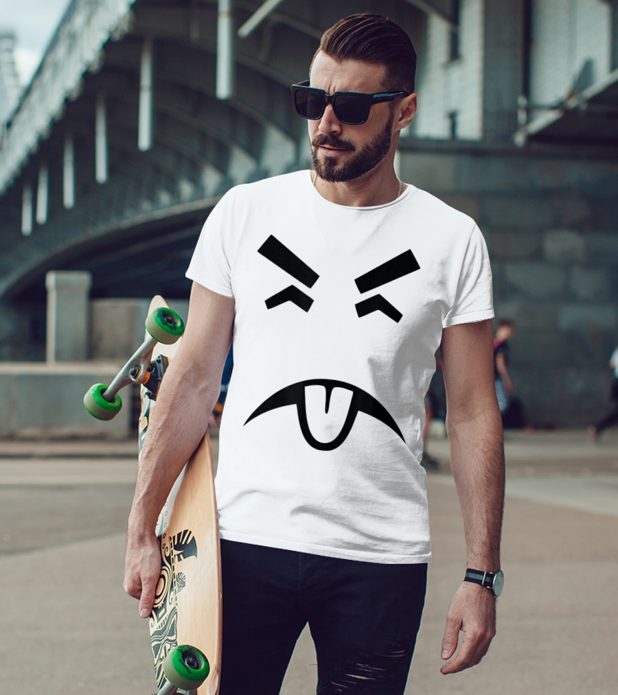 Mr Yuck Mister Chemical Warning Poison Control Symbol Face T-Shirt