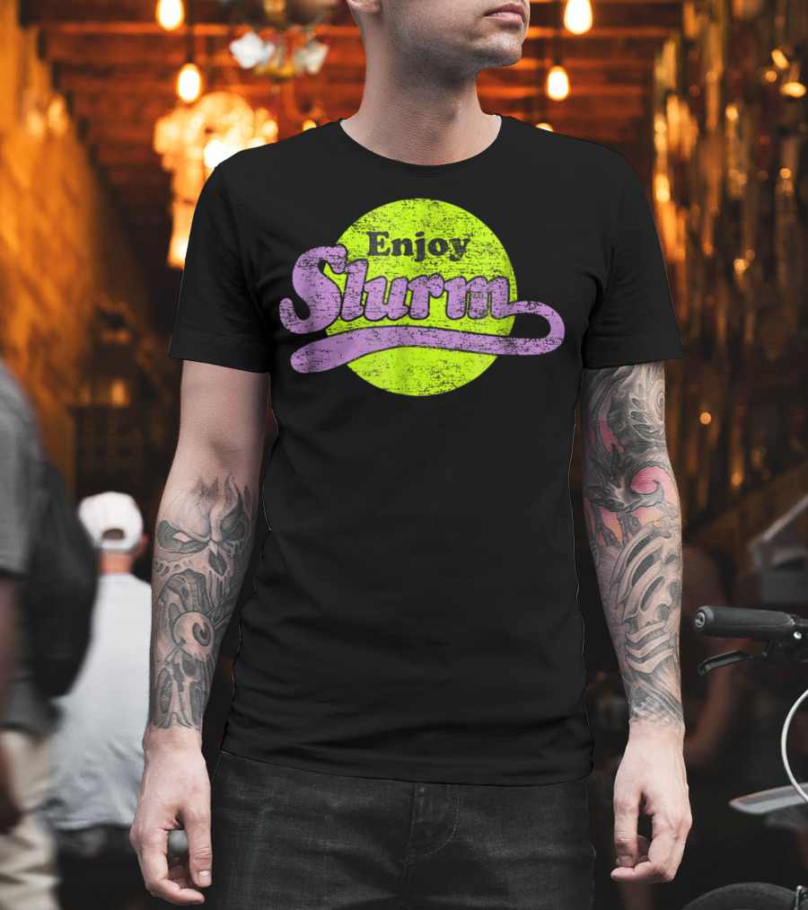 Enjoy Slurm Retro Futurama T-Shirt