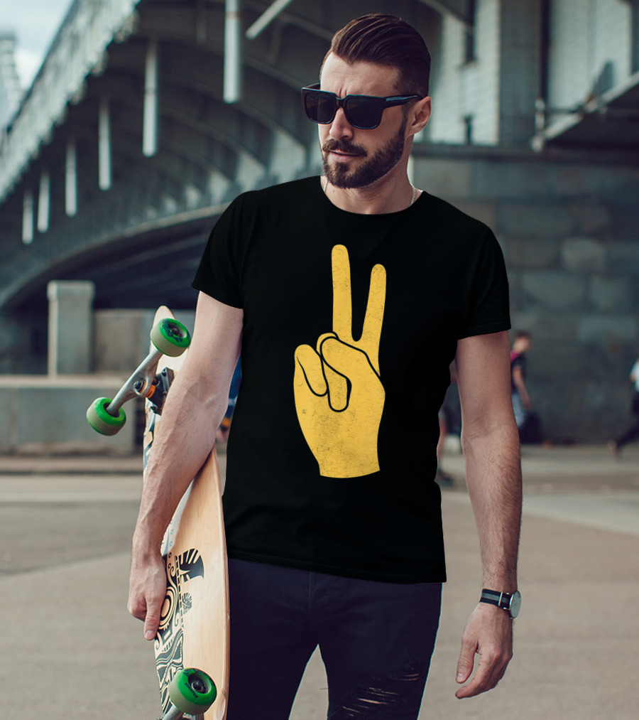 Southern California Victory Yellow Peace Sign T-Shirt