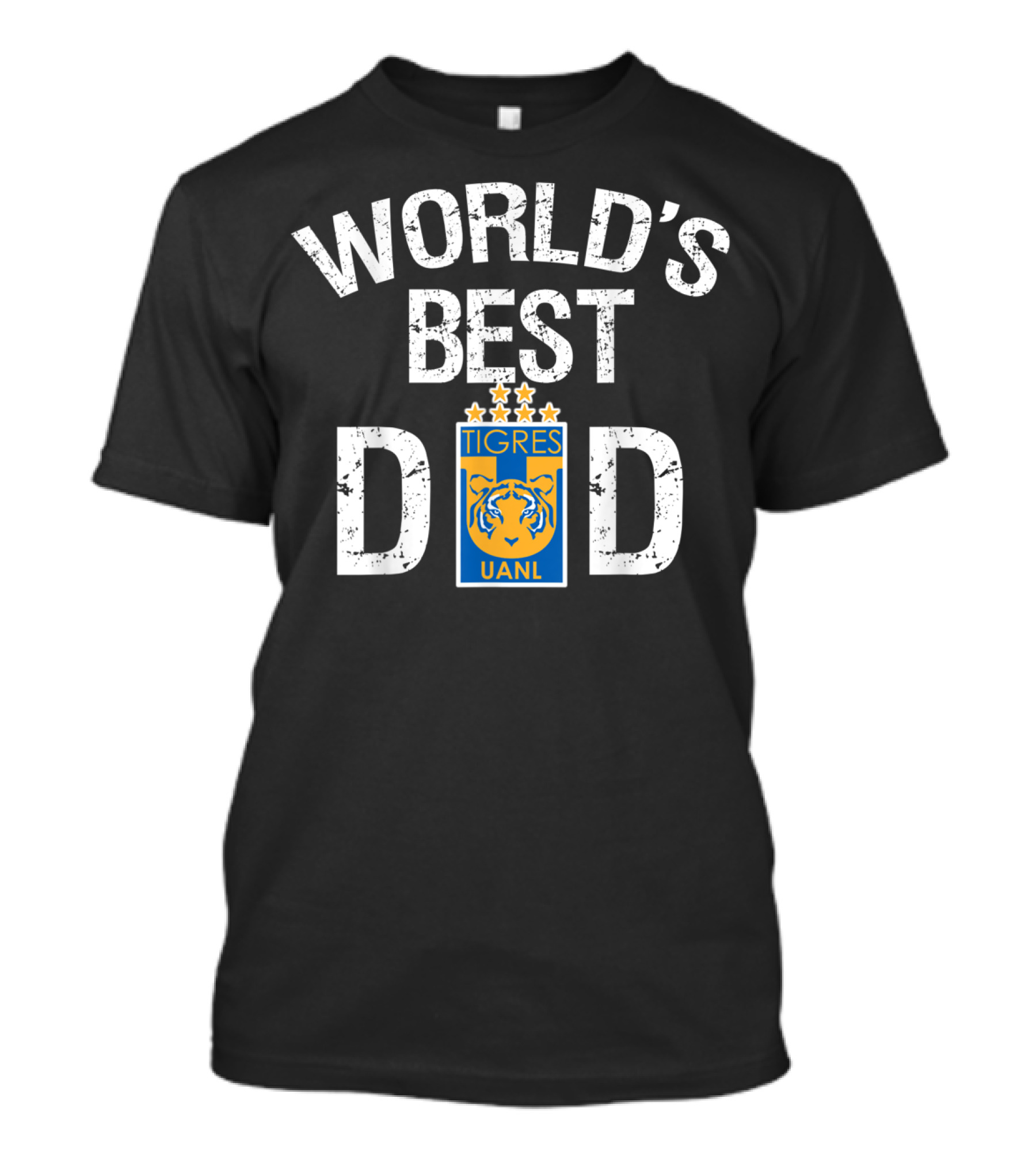 World's Best Dad FC Tigres UANL Mexico Father's Day T-Shirt