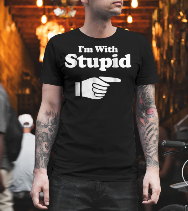 I'm With Stupid Manatee for Men Kids and Women T-Shirt I'm With Stupid Manatee for Men Kids and Women T-Shirt