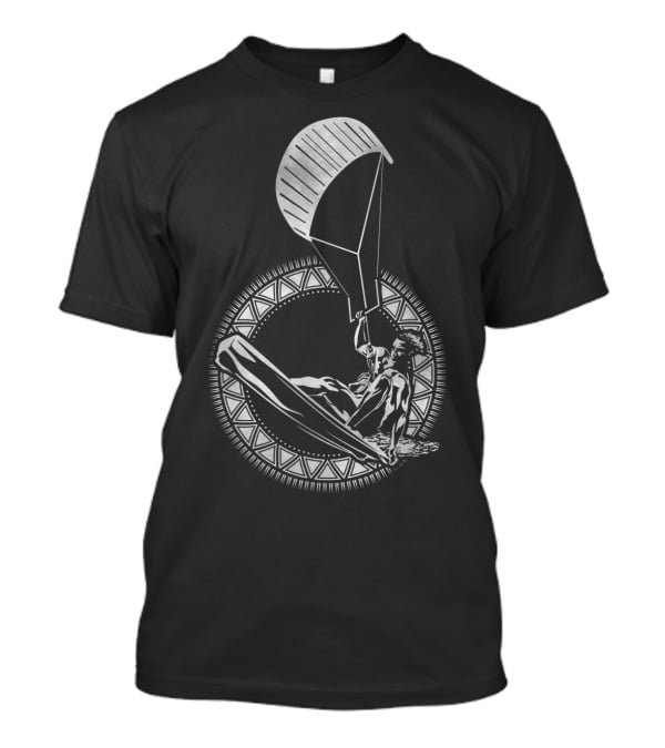 Kitesurfing Kiteboarding Kite Surfer Water Wind Ocean Adventure T-Shirt