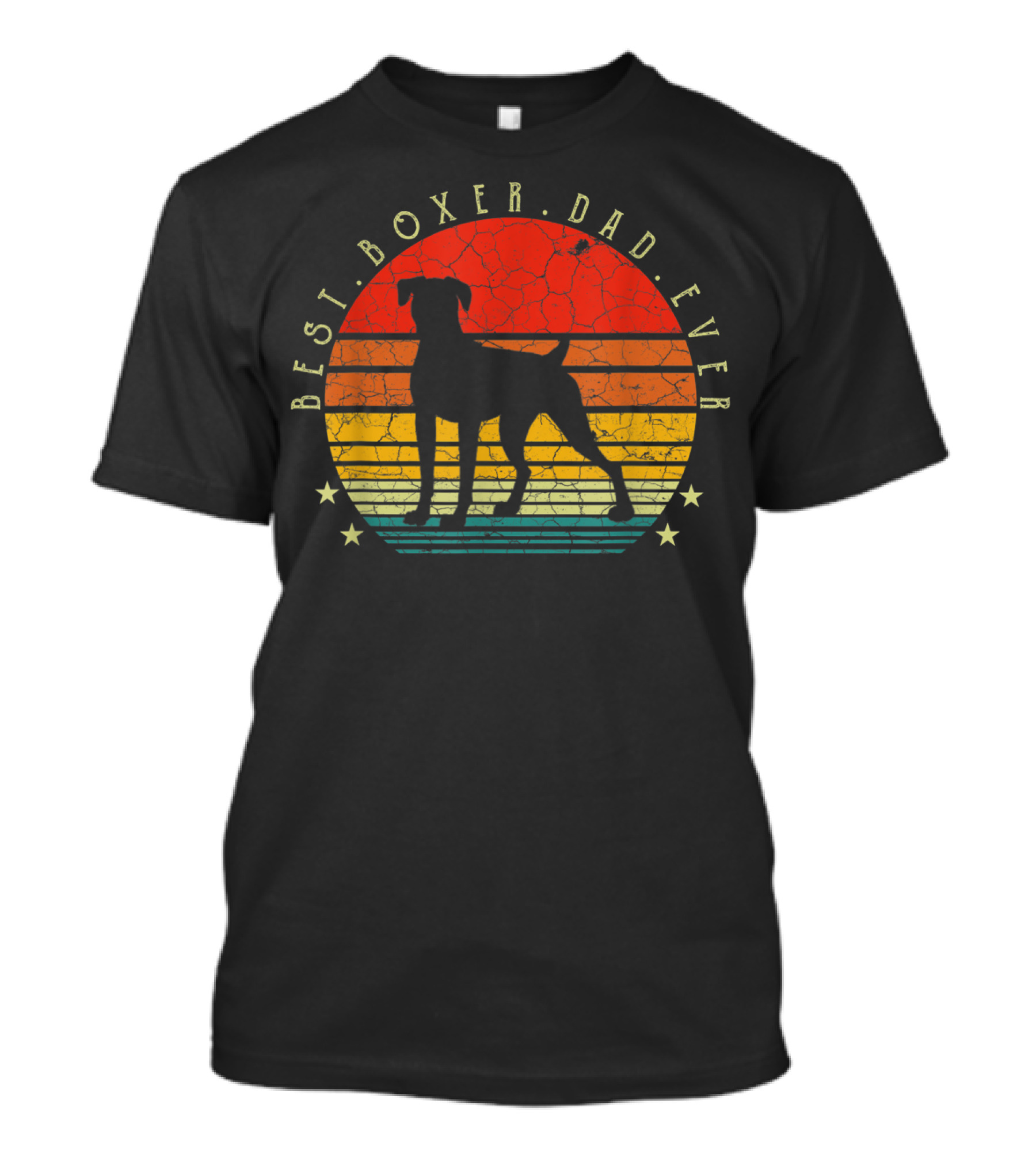 Best Boxer Dad Ever Dog Lover Pet Owner Men's T-Shirt