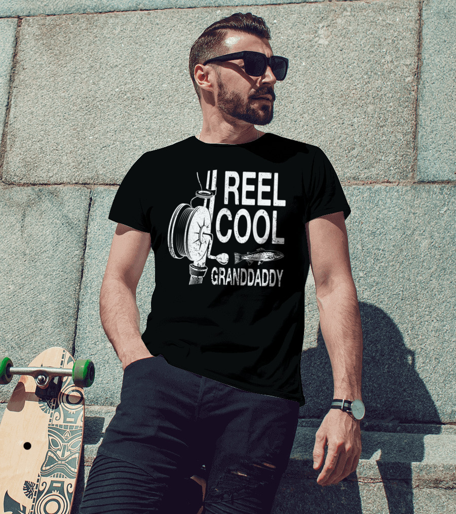 Reel Cool Granddaddy Fishing Reel Fish T-Shirt
