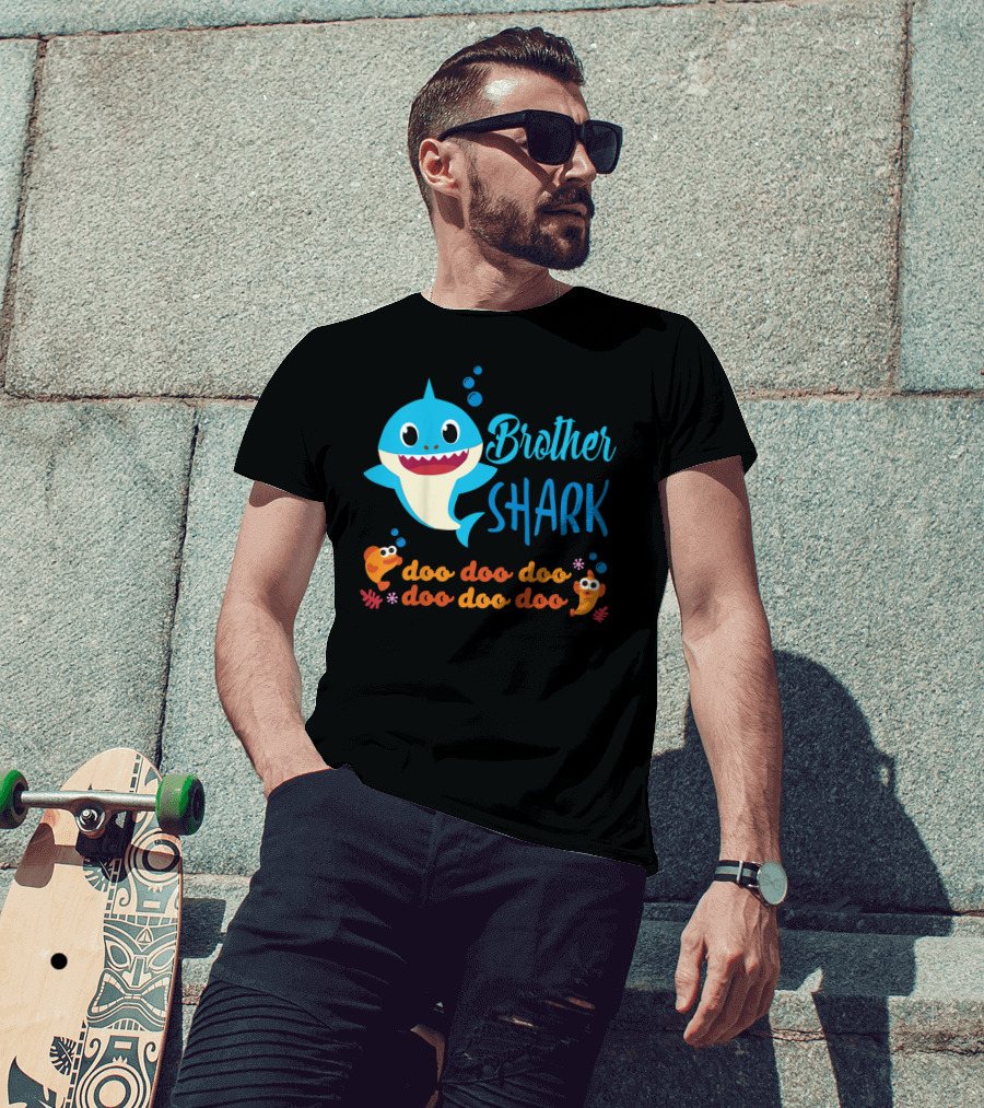 Brother Shark Doo Doo Doo Kids Baby Shark T-Shirt