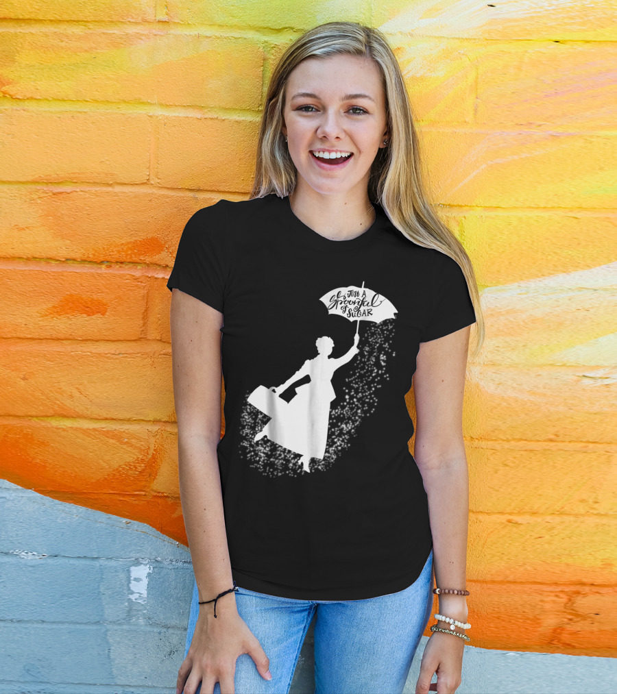 Just A Spoonful Of Sugar Magical Flying Nanny T-Shirt