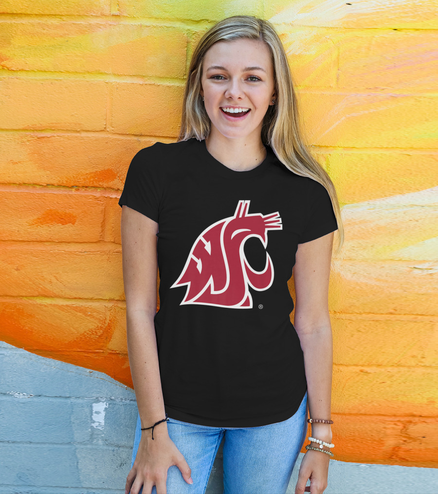 Washington State Cougars NCAA Logo PPWST03 T-Shirt