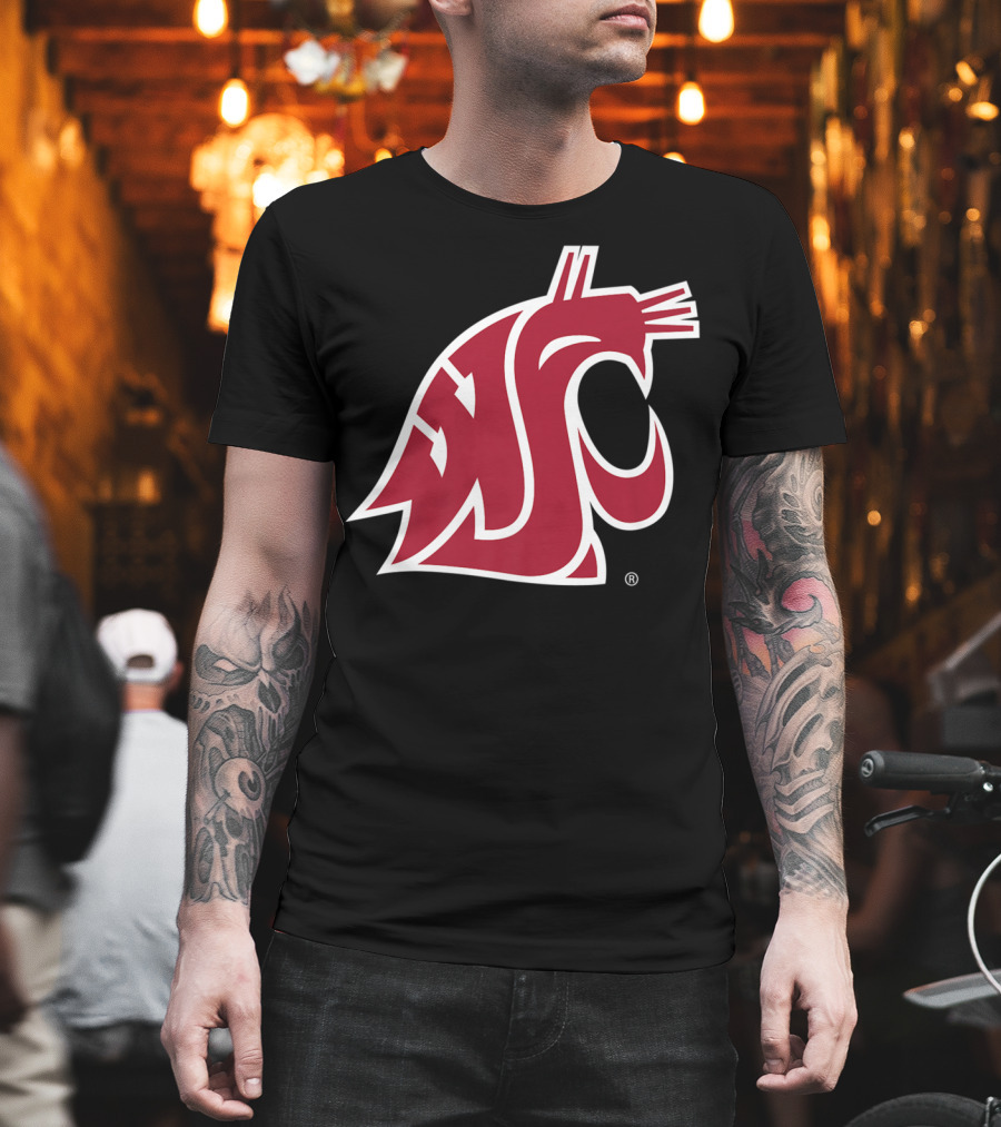 Washington State Cougars NCAA Logo PPWST03 T-Shirt