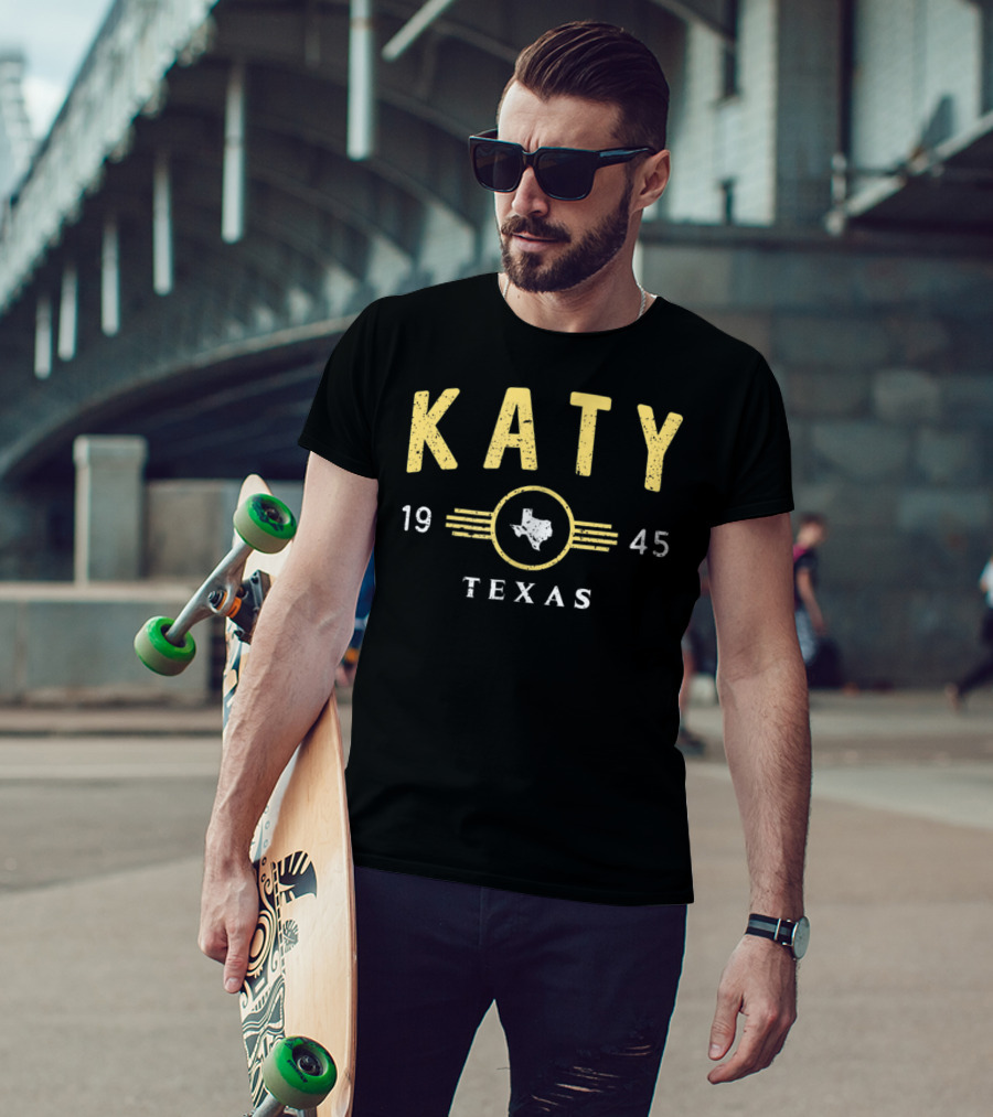 Katy Texas 1945 Vintage Home City TX T-Shirt
