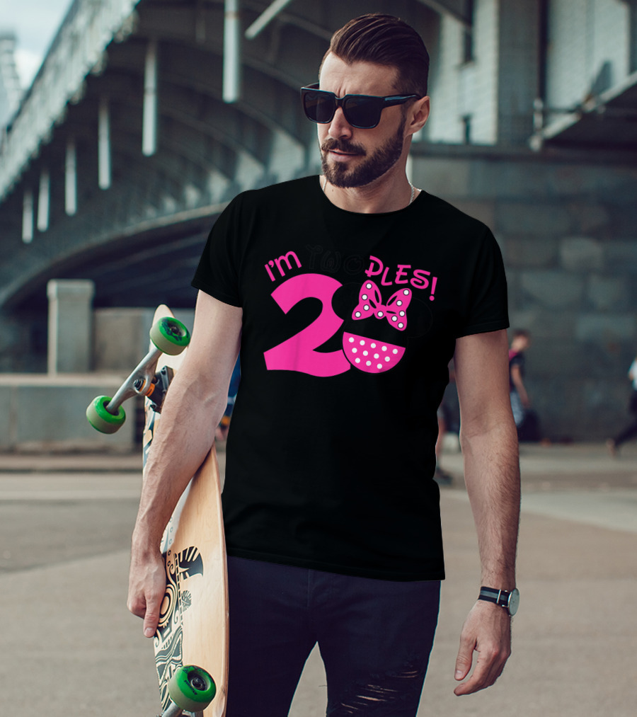 I'm Two Ples Mouse 2nd Birthday T-Shirt