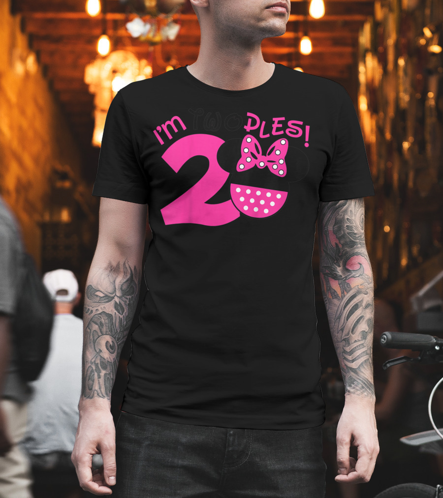 I'm Two Ples Mouse 2nd Birthday T-Shirt