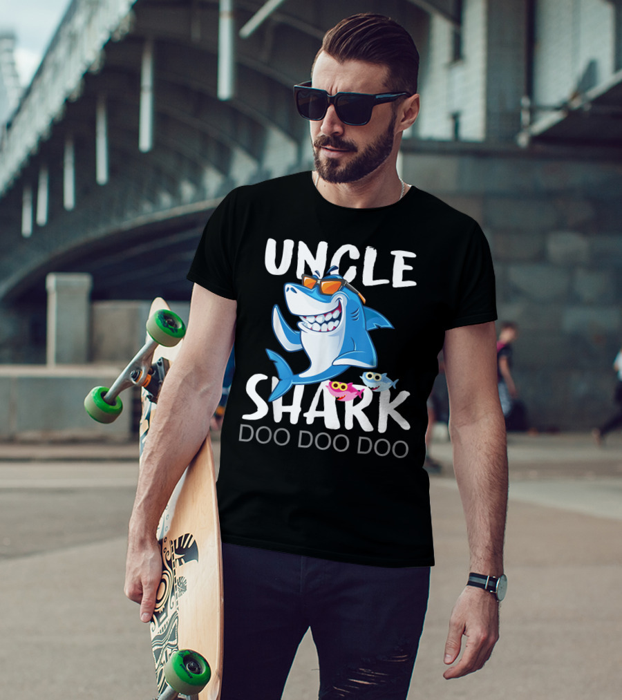 UNCLE SHARK DOO DOO DOO From Wife T-Shirt