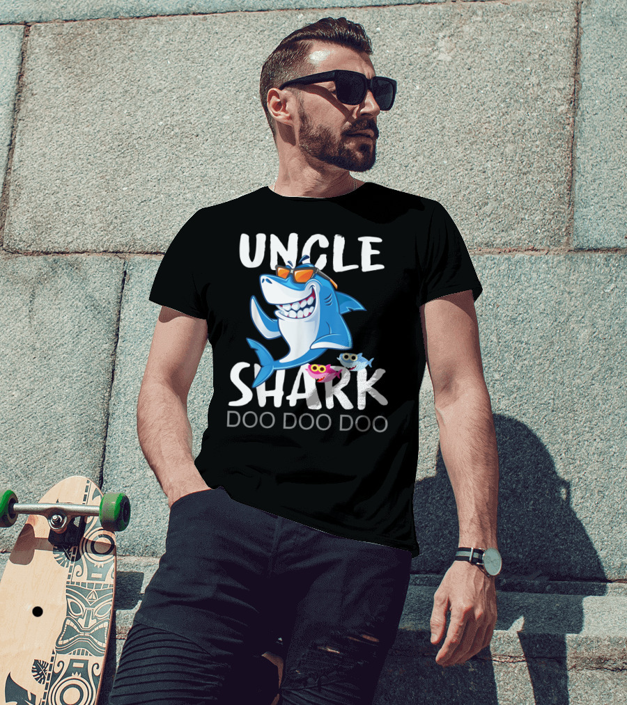 UNCLE SHARK DOO DOO DOO From Wife T-Shirt