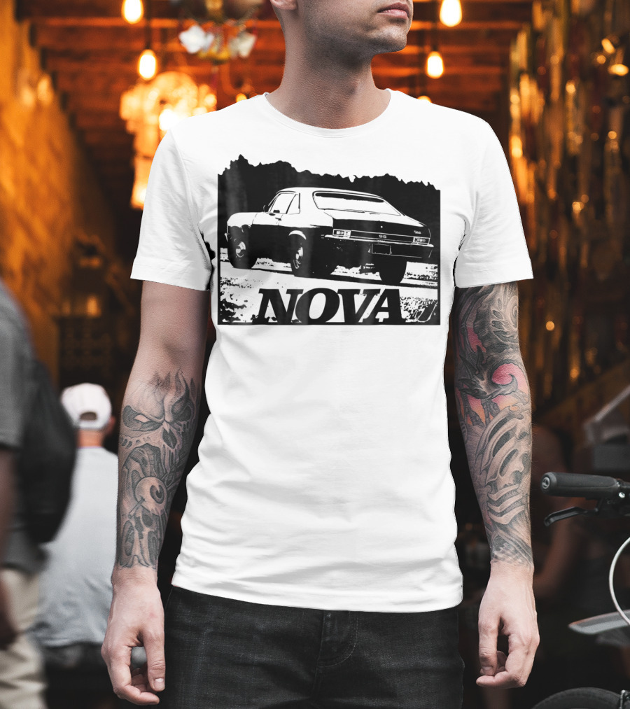 Nova Muscle Car 1968 Show Classic Auto T-Shirt