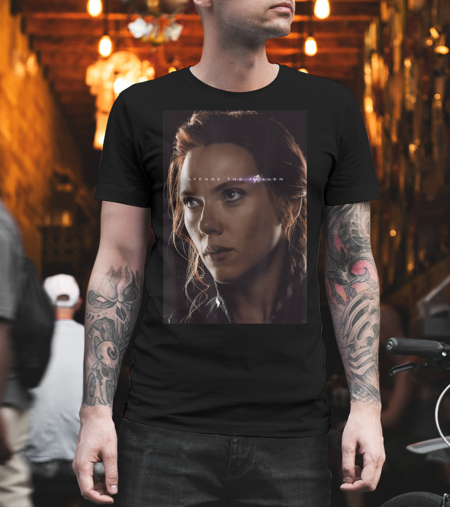 Marvel Avengers Endgame Avenge The Fallen Black Widow T-Shirt