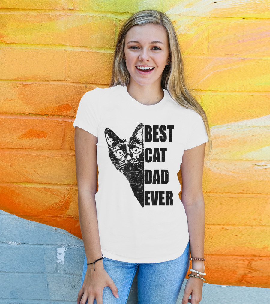 Best Cat Dad Ever T-Shirt