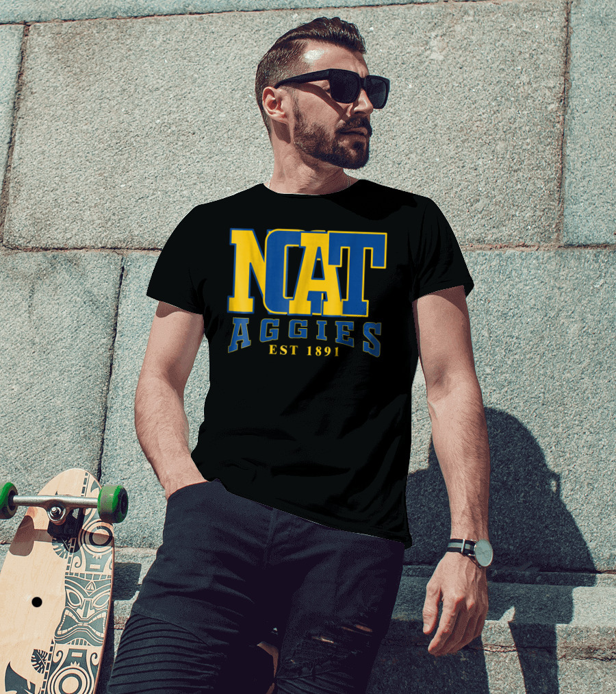 NCAT Aggies EST 1891 North Carolina A&T State University HBCU T-Shirt