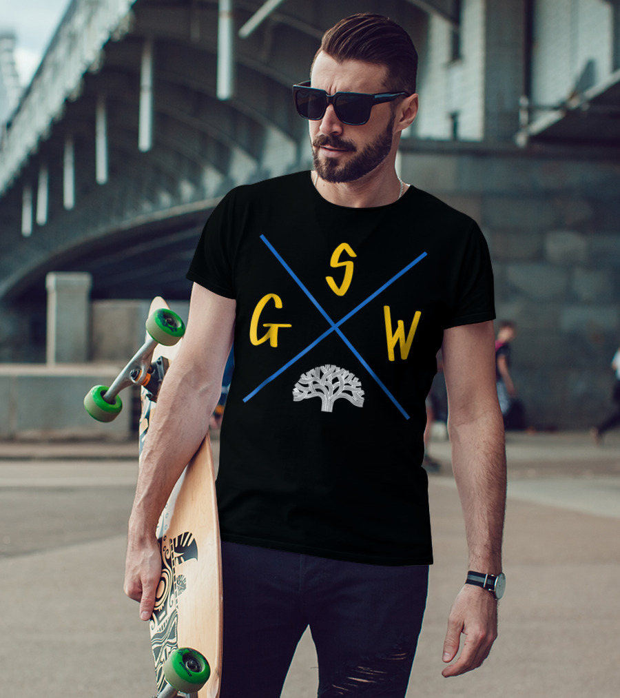 GSW Oakland California Oak Tree T-Shirt