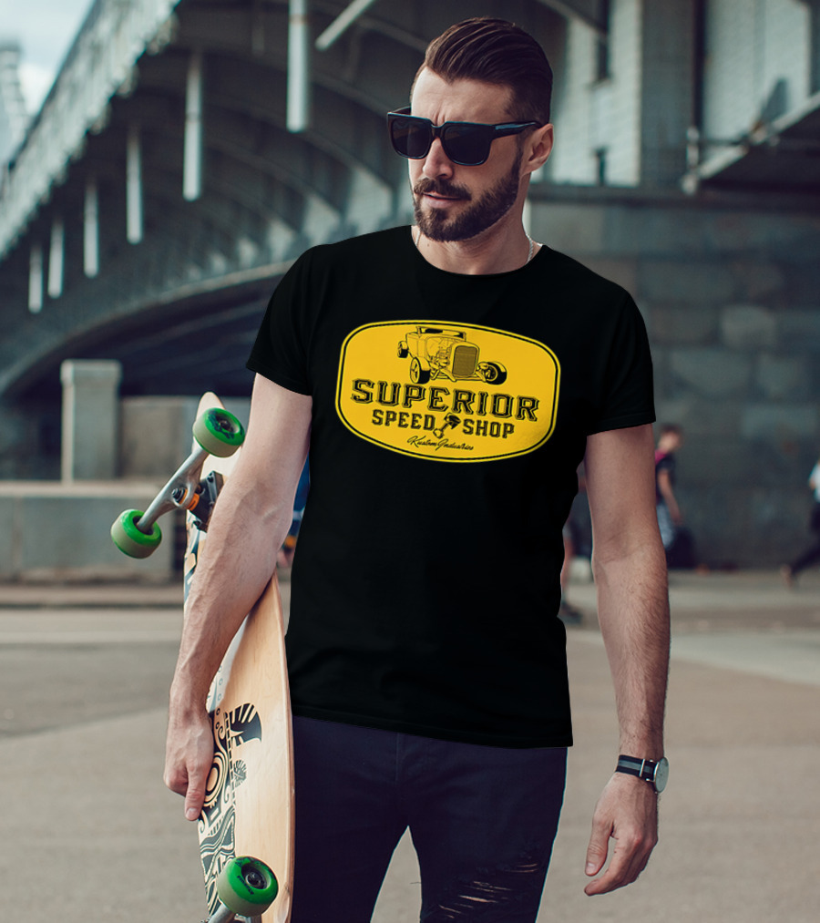 Superior Speed Shop Kustom Industries Retro Hot Rod T-Shirt