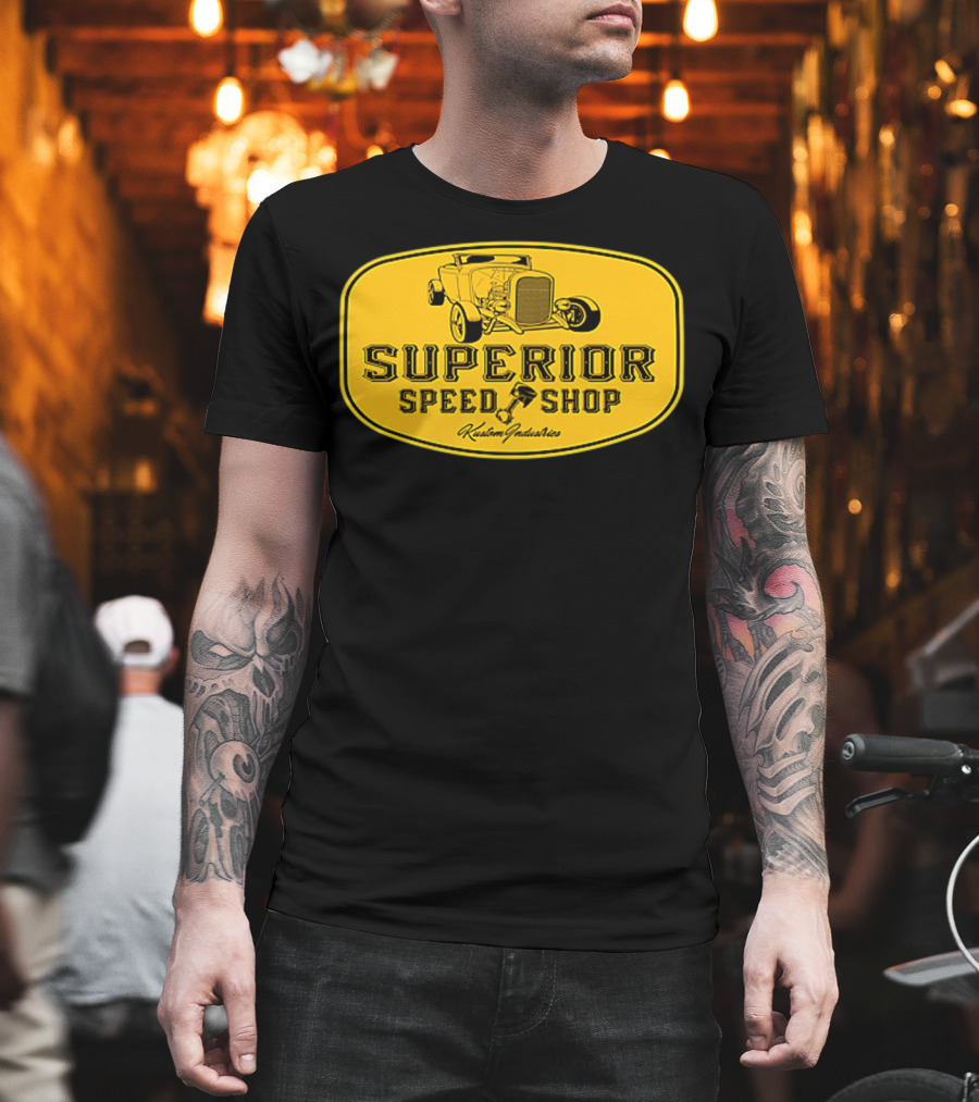 Superior Speed Shop Kustom Industries Retro Hot Rod T-Shirt