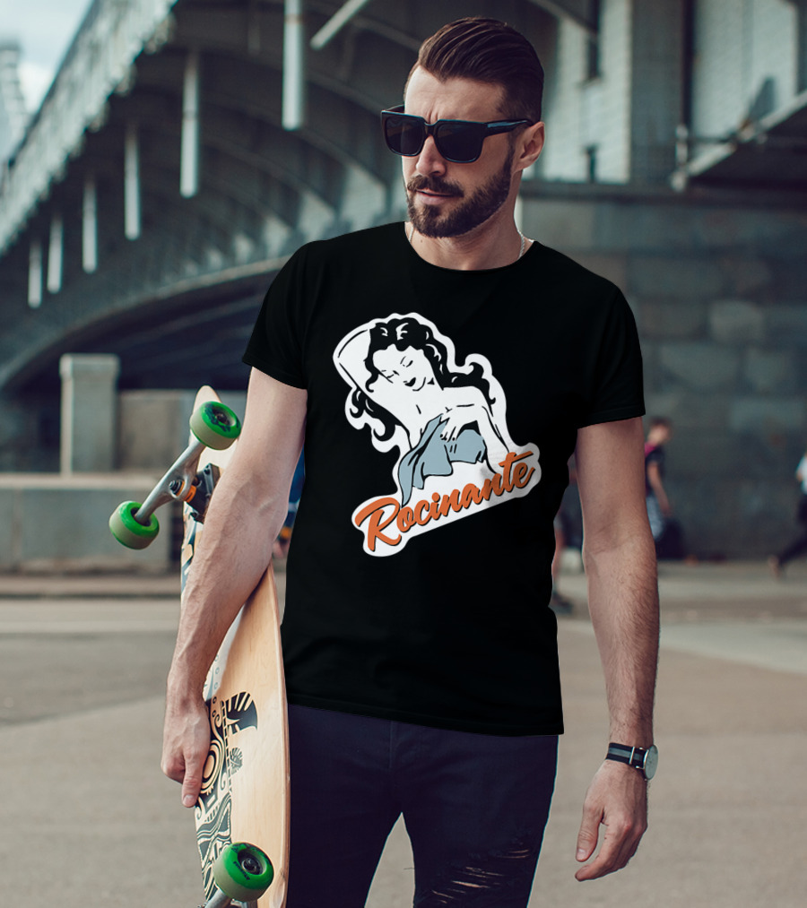 Rocinante Pin-Up Style Logo From The Expanse Series T-Shirt