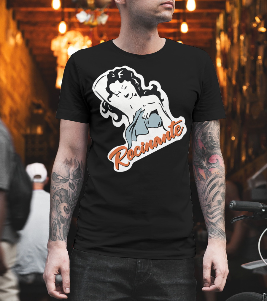 Rocinante Pin-Up Style Logo from The Expanse Series T-Shirt